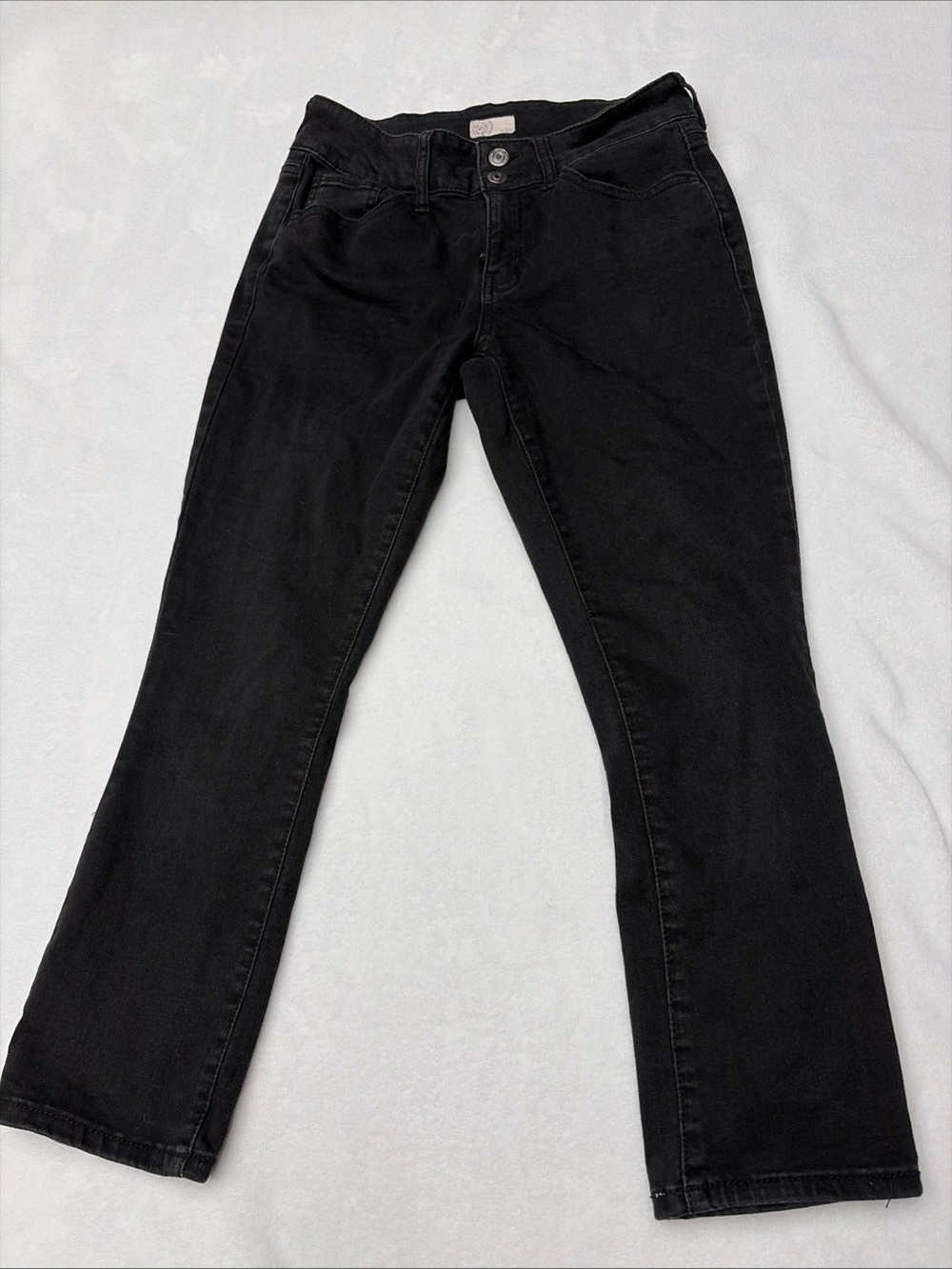 SO brand black cropped denim jeans